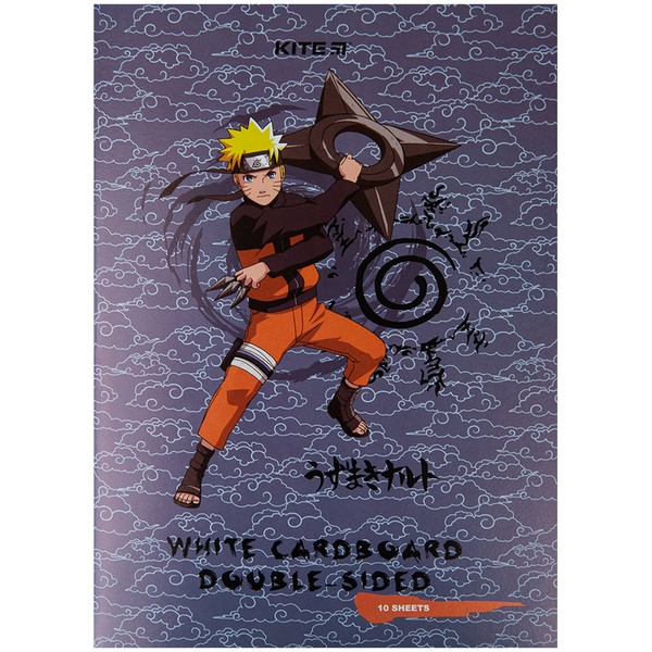 Картон белый Kite Naruto NR23-254, А4, 10 листов NR23-254 фото