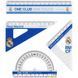 Набор: линейка 15 см, 2 угольника, транспортир Kite Real Madrid RL26-282 RL26-282 фото 2