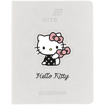 Щоденник шкільний Kite Hello Kitty HK26-264-1, тверда обкладинка, PU HK26-264-1 фото