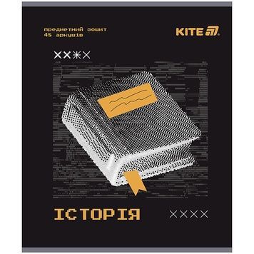 Тетрадь предметная Kite Techno K25-240-4, 48 листов, клетка, история K25-240-4 фото