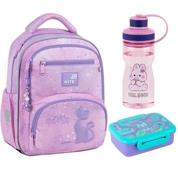 Рюкзак школьный Kite EducationCatsline K26-773M-1 3в1 K26-773M-1set фото