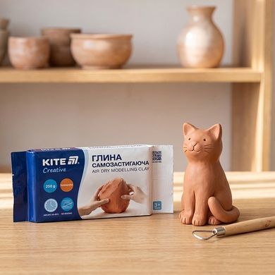 Самозастывающая глина Kite Creative, K-292-1, терракотовая, 250 г K-292-1 фото