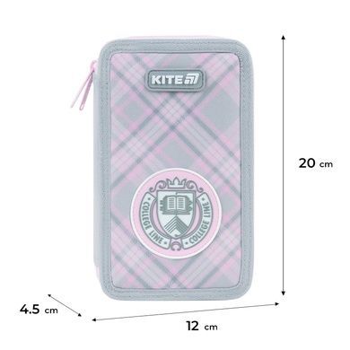 Пенал без наповнення Kite College Line K26-623-1, 2 відділення K26-623-1 фото