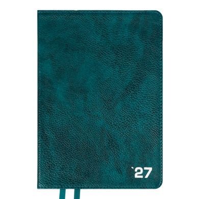Ежедневник Leo Planner Prime A5 датированный 2027 интегральный изумрудный 368 страниц 252730 фото