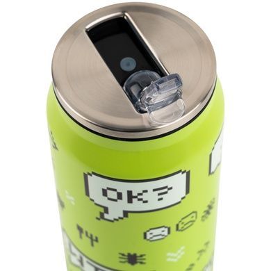 Термочашка з трубочкою Kite Game over K25-1264-1, 500мл K25-1264-1 фото