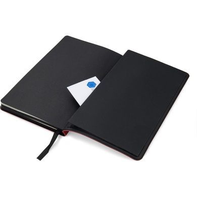 Книга записна Axent Partner Soft 8206-05-A, A5-, 125x195 мм, 96 аркушів, клітинка, гнучка обкладинка, червона 8206-05-A фото