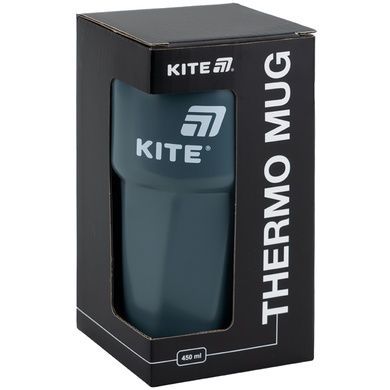 Термокружка Kite K25-1220-1, 450 мл, сіра K25-1220-1 фото