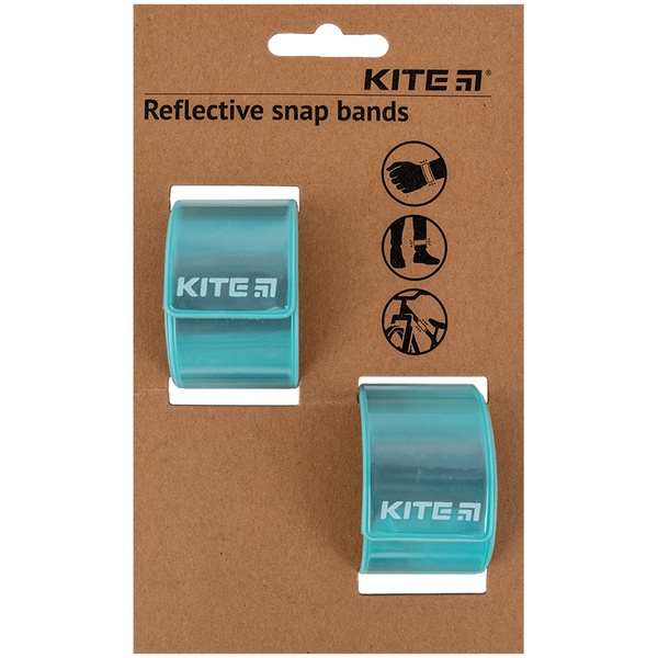 Набір браслетів світловідбиваючих Kite K23-108-3, м'ятні K23-108-3 фото
