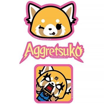 Набір бейджів на липучці Kite Aggretsuko AR26-3012, 3 шт. AR26-3012 фото