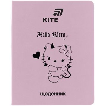Щоденник шкільний Kite Hello Kitty HK26-283-1, м'яка обкладинка, PU HK26-283-1 фото