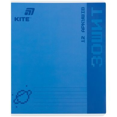 Зошит шкільний Kite One Color K26-232, 12 аркушів, клітинка K26-232 фото