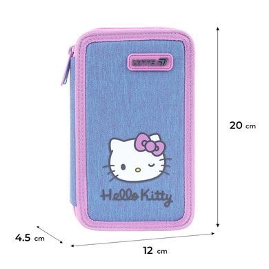 Пенал без наповнення Kite Hello Kitty HK26-623, 2 відділення HK26-623 фото