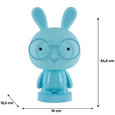 Світильник-нічник LED з акумулятором Bunny Kite K24-490-1-3, блакитний K24-490-1-3 фото