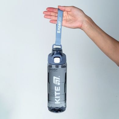 Пляшечка для води Kite K26-1211-3, 800 мл, сіра K26-1211-3 фото