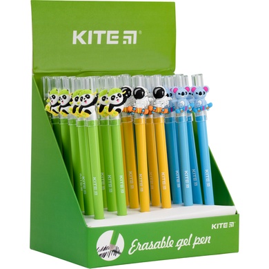 Ручка гелева "пиши-стирай" Kite Skate K21-352, синя K21-352 фото