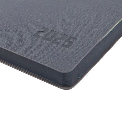 Ежедневник А5 Leo Planner датированный 2025 Infinity темно серый 368 стр 252534 фото