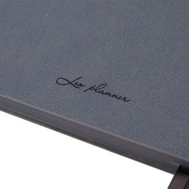 Ежедневник А5 Leo Planner датированный 2025 Infinity темно серый 368 стр 252534 фото