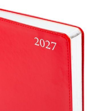 Ежедневник Leo Planner Aldento A5 датированный 2027 интегральный красный 368 страниц 252731 фото