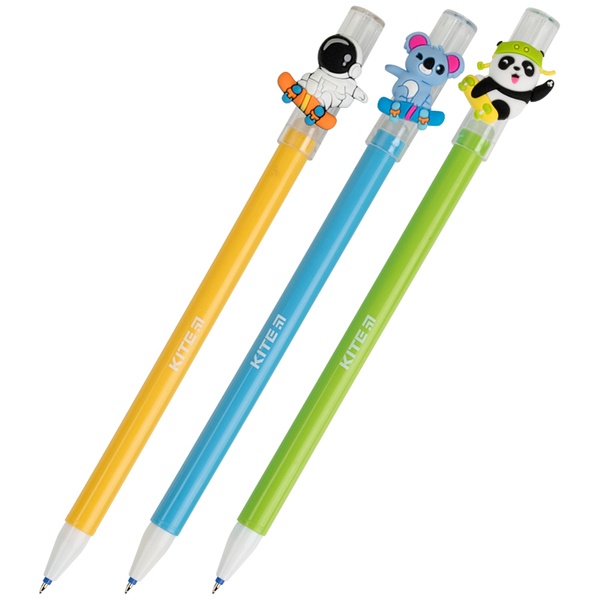 Ручка гелевая "пиши-стирай" Kite Skate K21-352, синяя K21-352 фото