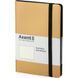 Книга записна Axent Partner Soft 8312-35-A, A5-, 125x195 мм, 96 аркушів, крапка, гнучка обкладинка, золота 8312-35-A фото 2