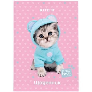 Щоденник шкільний Kite Studio Pets SP24-262-1, тверда обкладинка SP24-262-1 фото
