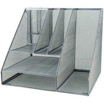 Подставка-органайзер Axent 2127-03-A, 345x290x290 мм, металлическая, серебристая 2127-03-A фото