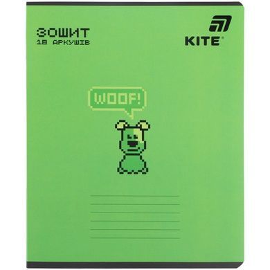 Зошит шкільний Kite One color K26-237-1, 18 аркушів, лінія K26-237-1 фото