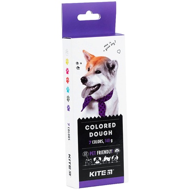 Тісто для ліпки кольорове Kite Dogs K22-136, 7*20 г K22-136 фото