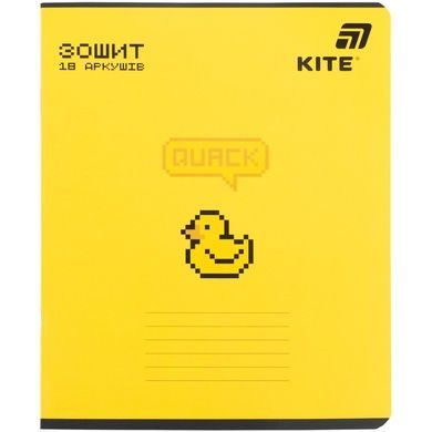 Зошит шкільний Kite One color K26-237-1, 18 аркушів, лінія K26-237-1 фото