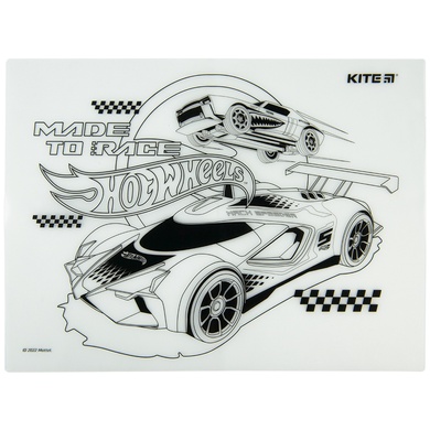 Підкладка розмальовка Kite Hot Wheels HW22-424 HW22-424 фото