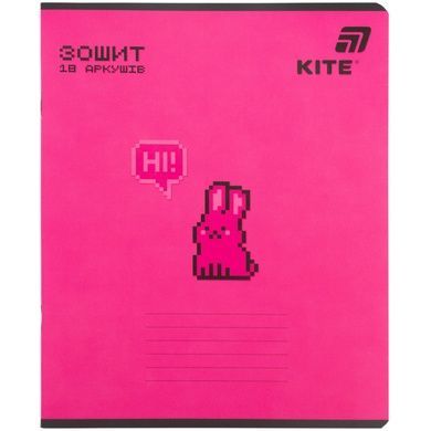 Зошит шкільний Kite One color K26-237-1, 18 аркушів, лінія K26-237-1 фото
