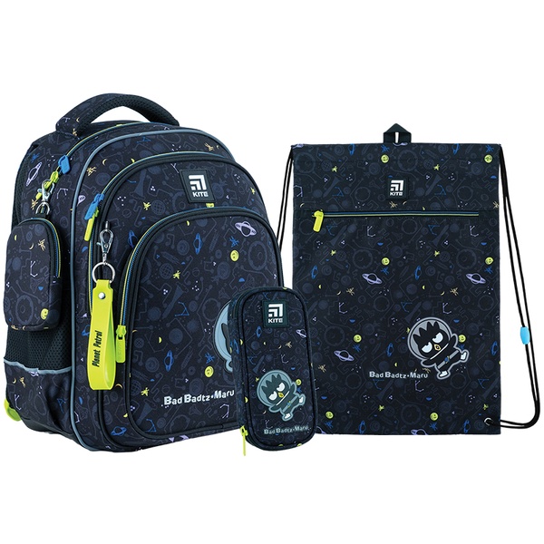 Шкільний набір Kite Bad Badtz-Maru SET_HK24-763S (рюкзак, пенал, сумка) SET_HK24-763S фото