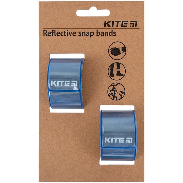Набір браслетів світловідбиваючих Kite K23-108-5, синій індіго K23-108-5 фото