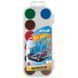 Краски акварельные Kite Hot Wheels HW25-061, 12 цветов