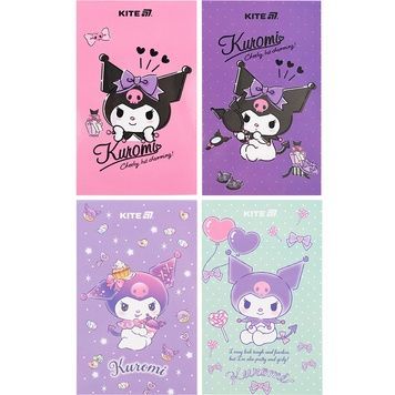 Блокнот-планшет Kite Kuromi HK25-195, A6, 50 аркушів, нелінований HK25-195 фото