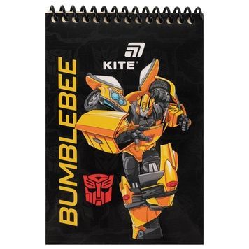 Блокнот на спіралі Kite Transformers TF26-196, А6, 48 аркушів, нелінований TF26-196 фото