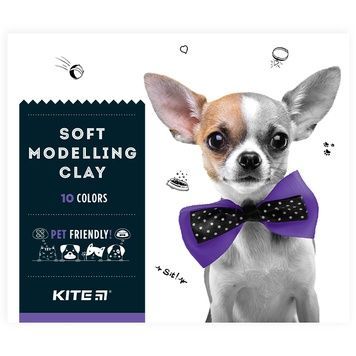 Пластилин восковой Kite Dogs K22-084, 10 цветов, 200 г K22-084 фото