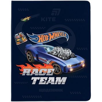 Щоденник шкільний Kite Hot Wheels HW26-283, м'яка обкладинка, PU HW26-283 фото
