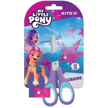 Ножиці дитячі з гумовими вставками Kite My Little Pony LP23-123, 13 см LP23-123 фото