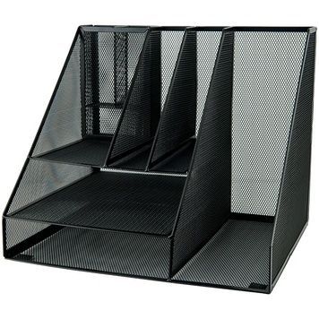 Подставка-органайзер Axent 2127-01-A, 345x290x290 мм, металлическая, черная 2127-01-A фото