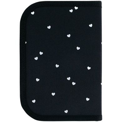 Пенал без наповнення Kite Black&Silver K26-622-5, 1 відділення, 2 відвороти K26-622-5 фото