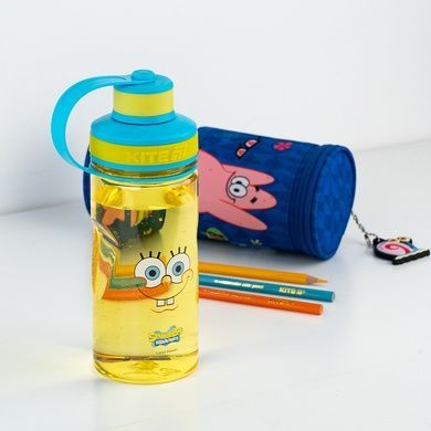 Пляшечка для води Kite Sponge Bob SB25-397, 500 мл, жовта SB25-397 фото