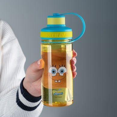 Пляшечка для води Kite Sponge Bob SB25-397, 500 мл, жовта SB25-397 фото