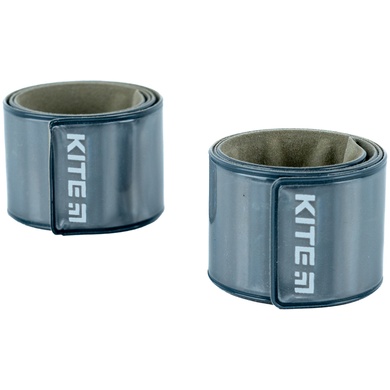 Набор браслетов светоотражающих Kite K23-108-1, темно-серые K23-108-1 фото