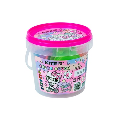 Цветное тесто для лепки Kite Hello Kitty HK23-137, 8*20г+2 формочки+стек HK23-137 фото