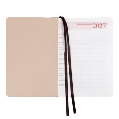 Ежедневник Leo Planner Aldento A5 датированный 2027 интегральный темно-коричневый 368 страниц 252733 фото