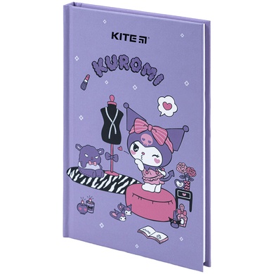 Книга записна Kite Hello Kitty HK24-199-2, тверда обкладинка, А6, 80 аркушів, клітинка HK24-199-2 фото