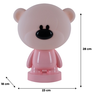 Світильник-нічник LED з акумулятором Bear Kite K24-490-2-2, рожевий K24-490-2-2 фото