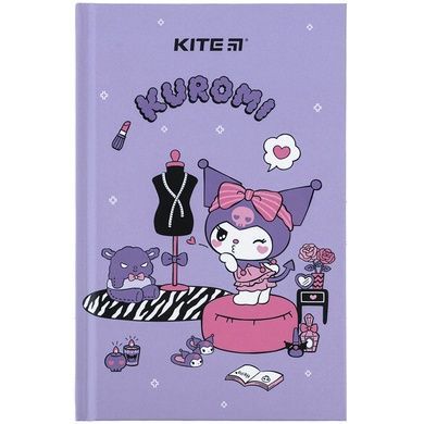 Книга записна Kite Hello Kitty HK24-199-2, тверда обкладинка, А6, 80 аркушів, клітинка HK24-199-2 фото