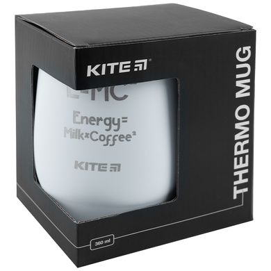 Термокружка Kite K22-378-03-2, 360 мл, белая K22-378-03-2 фото